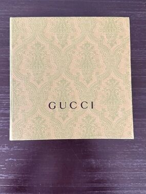 Gucci Green Patterned Gift Box with Logo